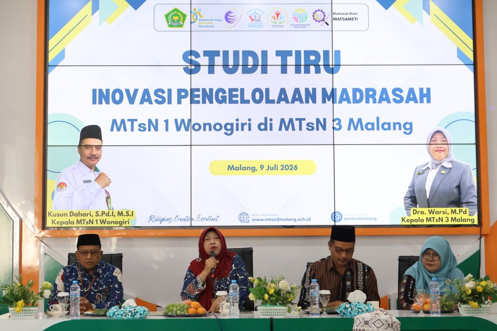 Gandeng Balai Bahasa Jatim, MTsN 3 Malang Sukses Selenggarakan Pendampingan Kemahiran Berbahasa Indonesia bagi Guru MTs dan MA Se Kab. Malang