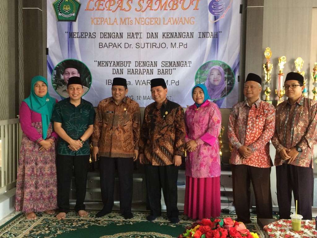 LEPAS SAMBUT KEPALA MTsN LAWANG