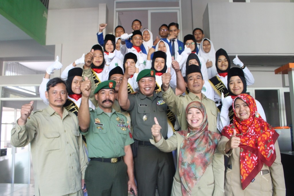 Cegah Paham Radikal, Danramil Himbau Peserta didik Cinta Pancasila