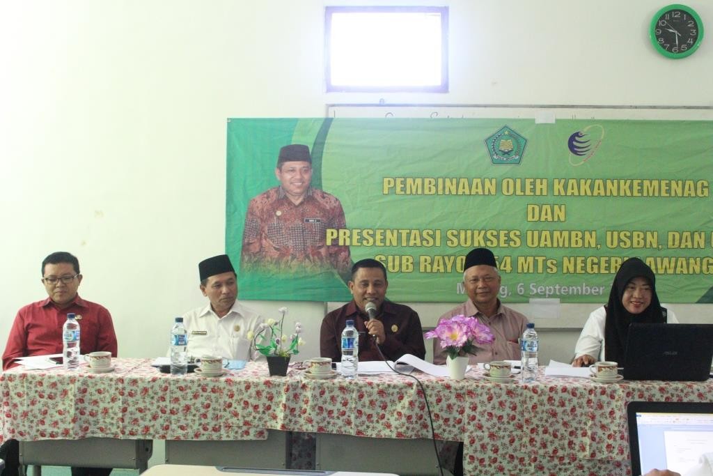 Kakankemenag Kab. Malang Monitoring Pembelajaran dan Persiapan UNBK MTs Negeri Lawang