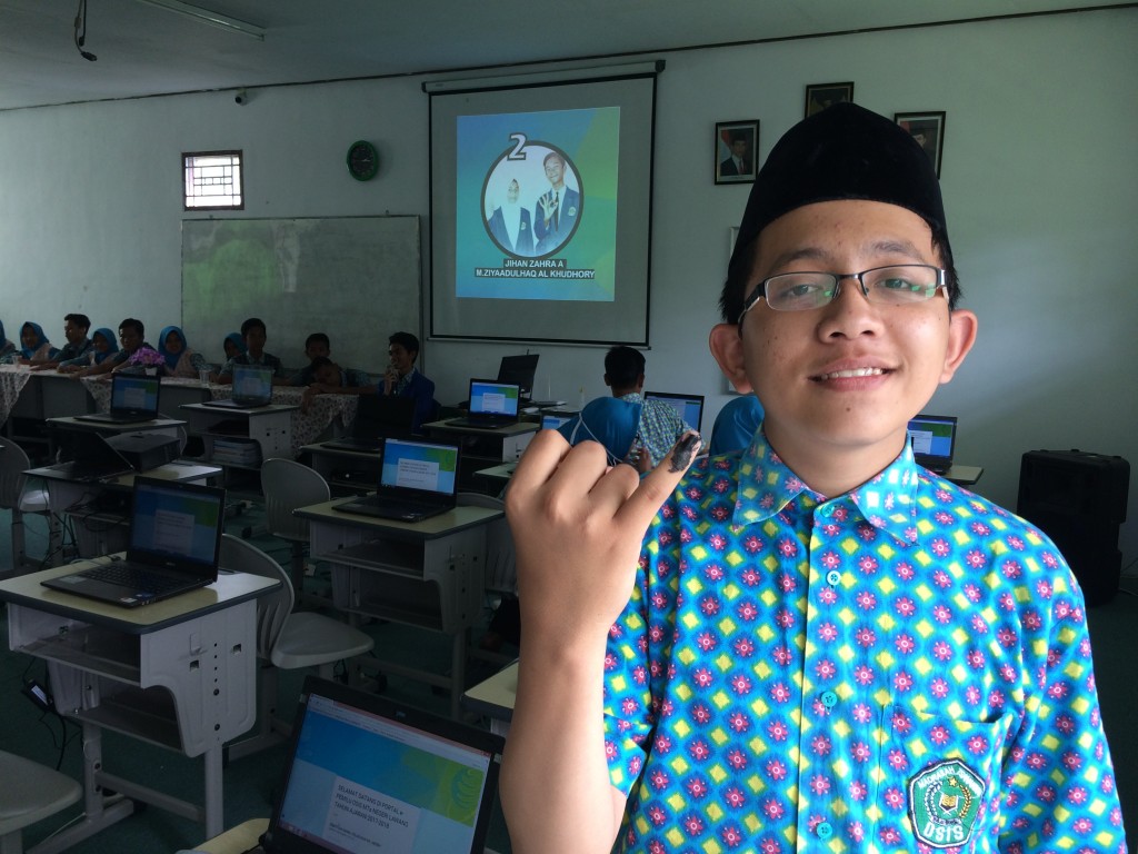 Selenggarakan Pemilihan Ketua dan Pengurus Osis, MTsN Lawang Menerapkan e-votting Secara Online