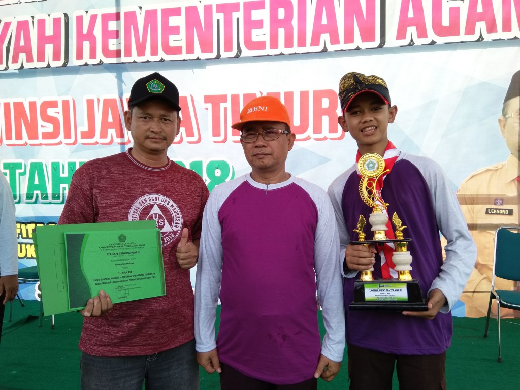 Mewakili Kemenag Kabupaten Malang, MTsN 3 Malang Mampu Mempersembahkan Juara Tingkat Jawa Timur