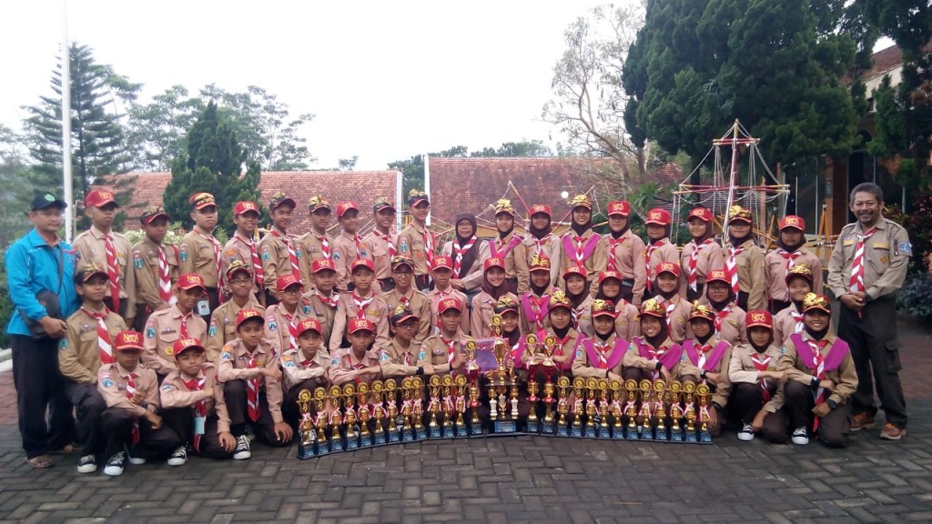 Hebat, 27 Piala sehari dalam Scout day competition