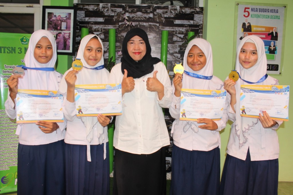 Alhamdulillah, Ilmu Bela Diri MTsN 3 Malang Berhasil Kumpulkan Medali