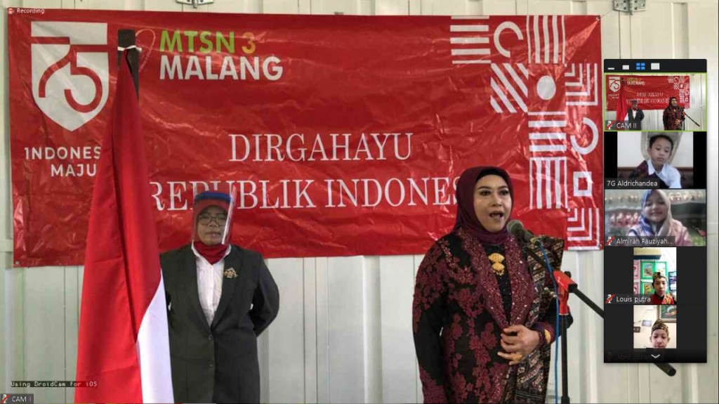 Upacara Virtual Dirgahayu Indonesia