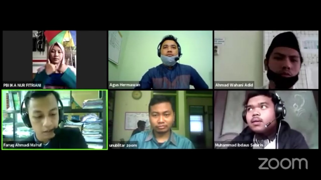 MTsN 3 Malang Menjadi Narasumber Webinar Series#15 PBI UNU Blitar