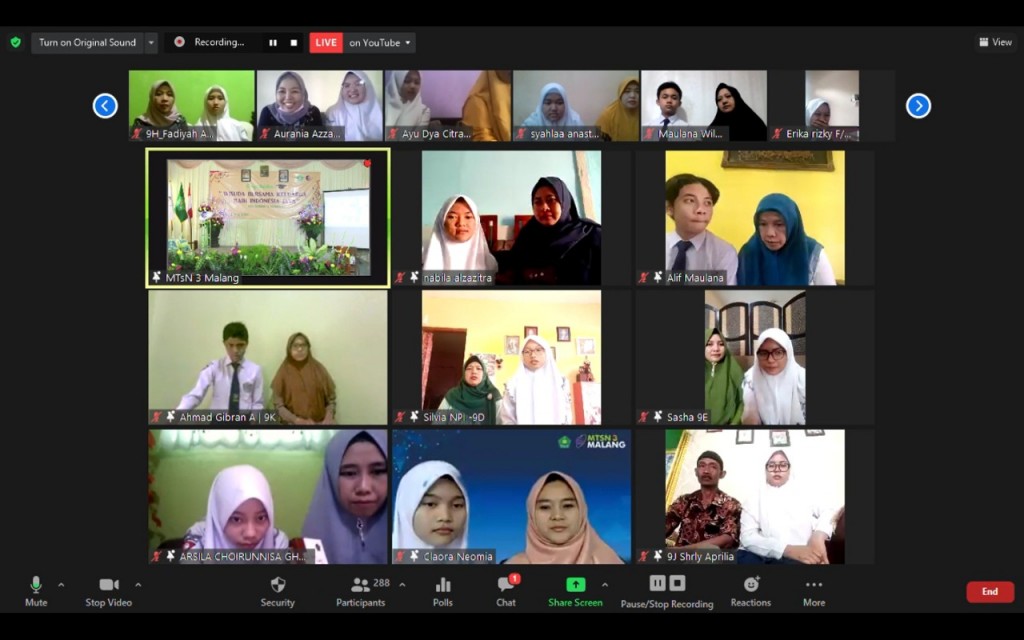 Wisuda Virtual, Penganugerahan Madrasah Ramah Anak