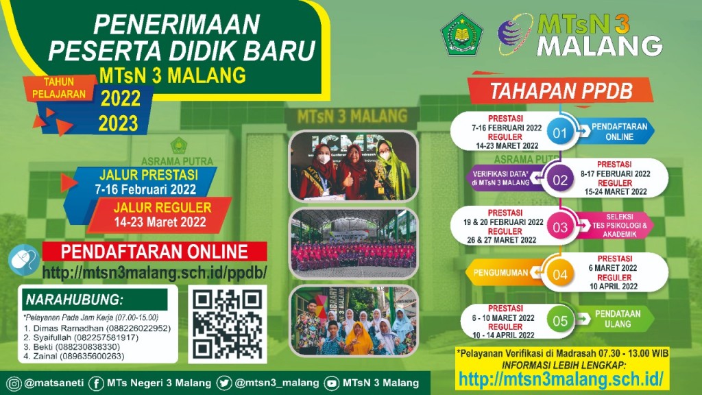 PENERIMAAN PESERTA DIDIK BARU 2022/2023
