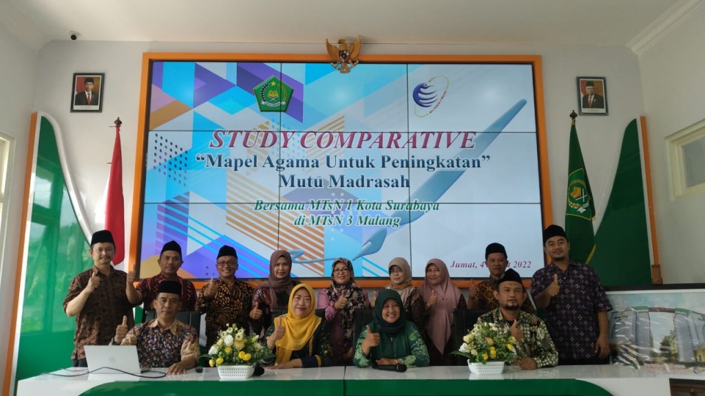 Kunjungan MTsN 1 Kota Surabaya ke MTsN 3 Malang
