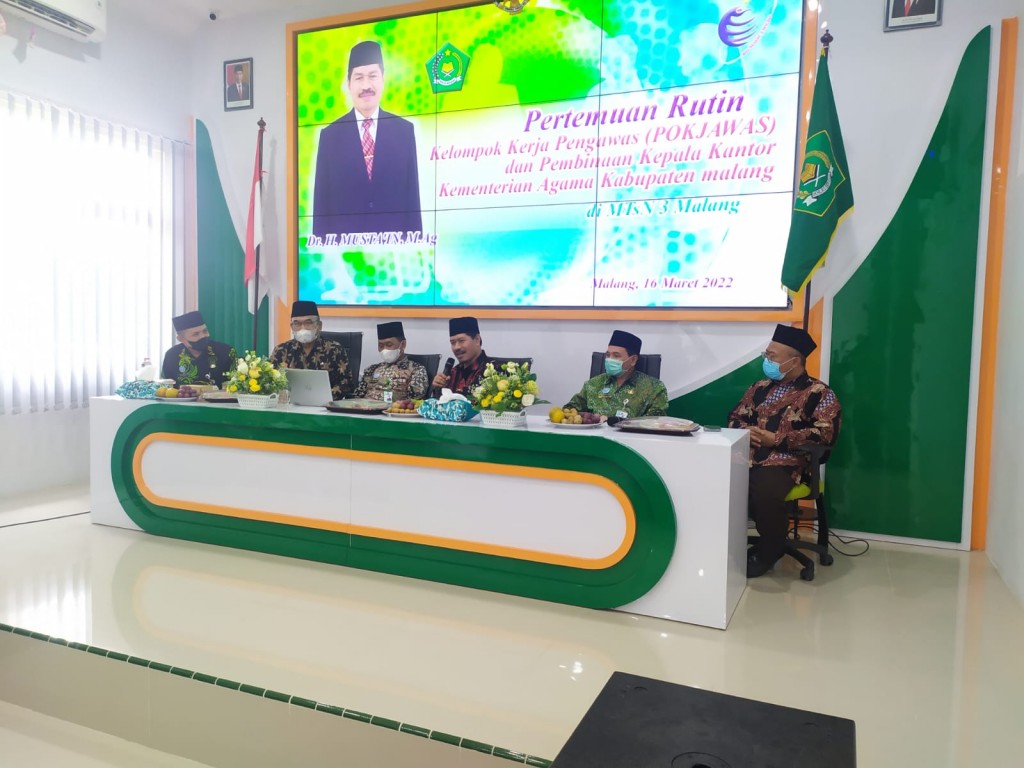 Rakor Pokjawas Kemenag Kab. Malang di MTsN 3 Malang