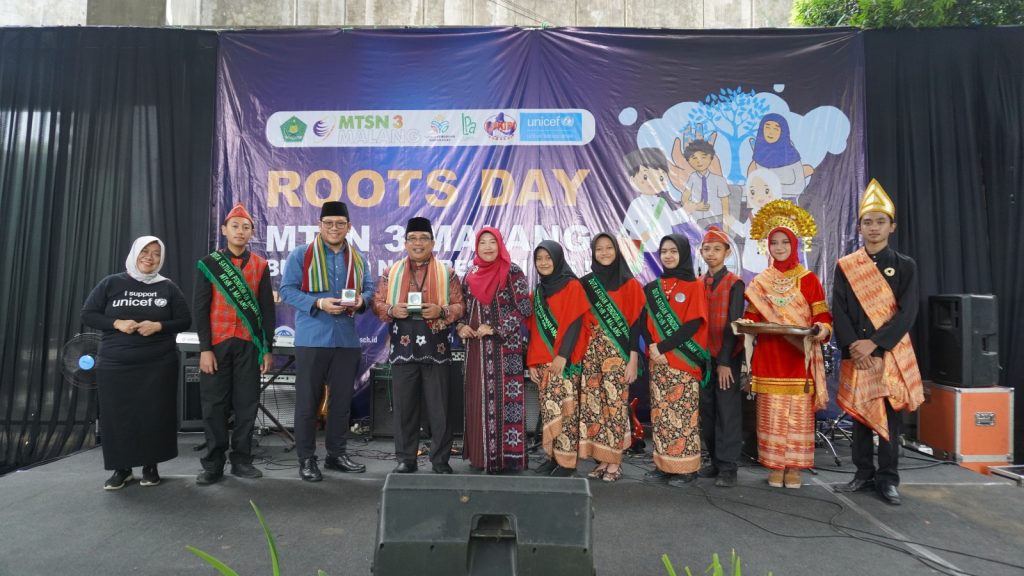Menghadiri Roots Day, Kakankemenag dan Perwakilan Unicef, Bangga Dengan MTsN 3 Malang