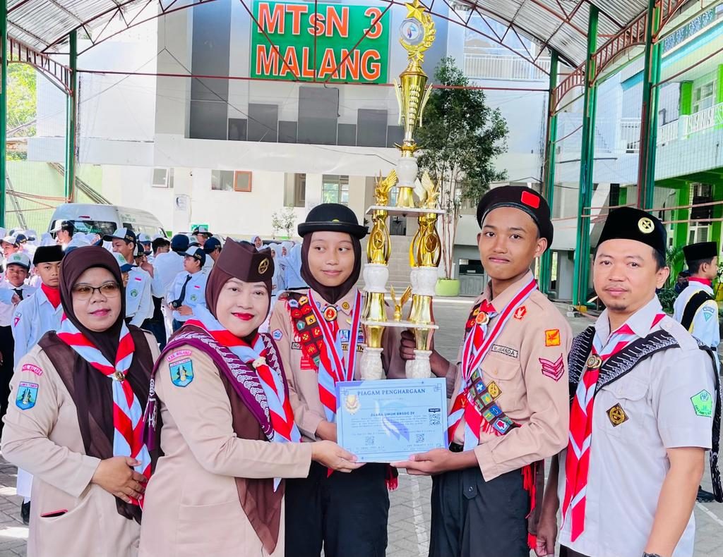Prestasi Cemerlang Kiragama MTsN 3 Malang, Juara Umum Brawijaya Rejendra Dewi Scout Day Competition