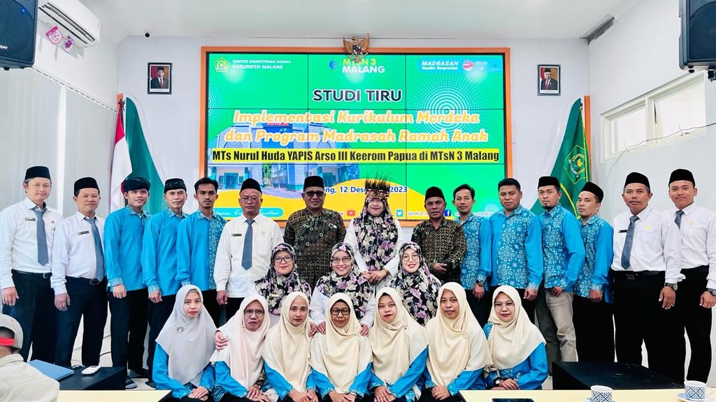 Kunjungan MTs Nurul Huda Yapis Arso III Kabupaten Keerom Provinsi Papua