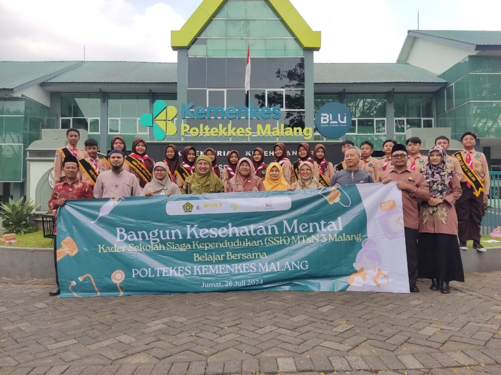 Cegah Kenakalan Remaja, Kader SSK MTsN 3 Malang Belajar Kesehatan Mental di Poltekkes Kemenkes Kampus II Malang