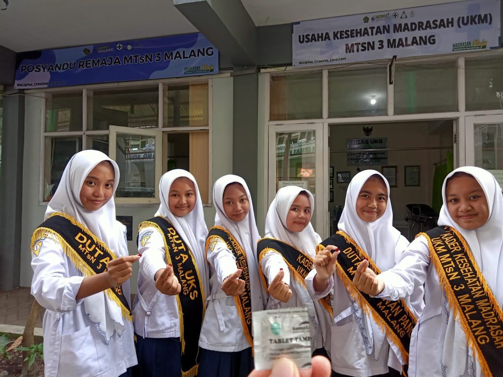 CEMARA (CEGAH ANEMIA PADA REMAJA) SEHAT DENGAN RUTIN MINUM TABLET TAMBAH DARAH (TTD)
