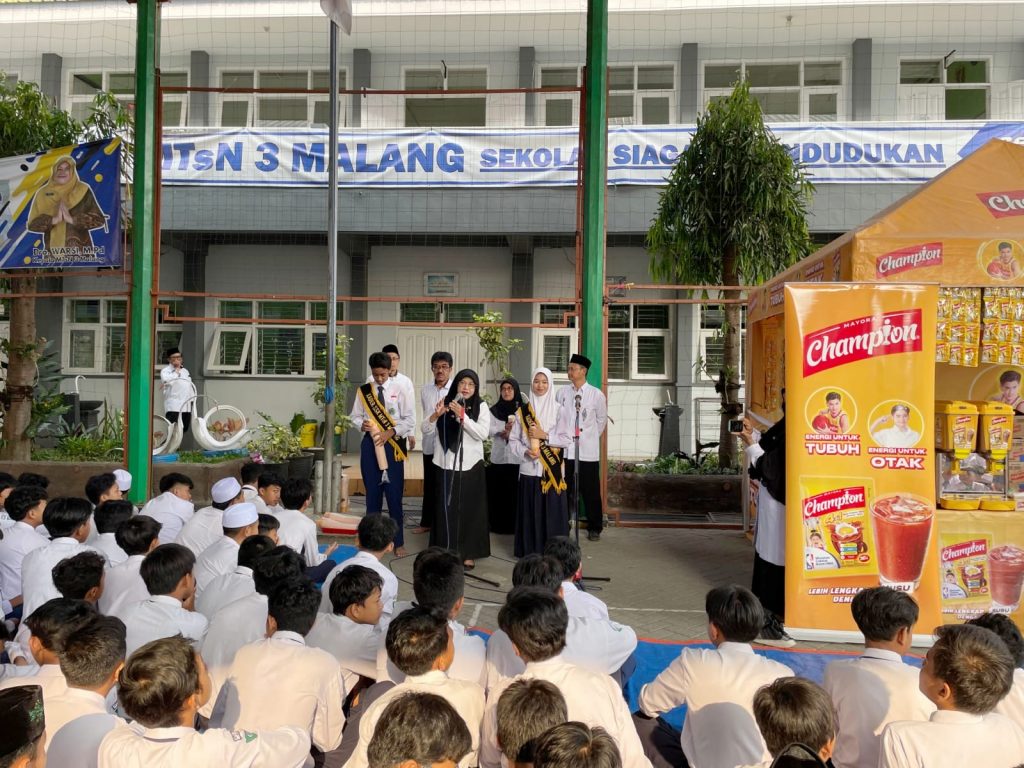 Kader SSK MTsN 3 Malang Cegah Stunting Bersama Energen Champion