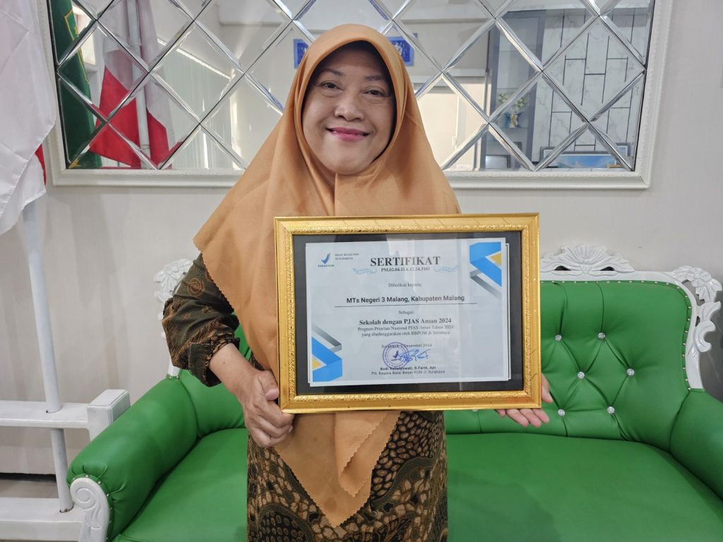 Perolehan Sertifikat Sekolah dengan PJAS Aman, Langkah Nyata Menuju Pangan Aman