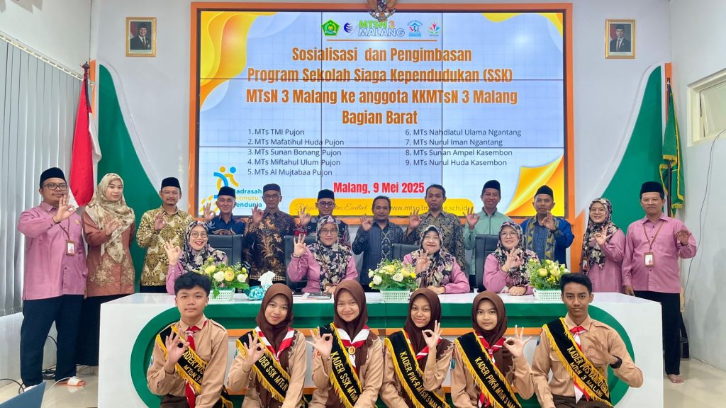 MTsN 3 Malang Sukses Gelar Sosialisasi dan Pengimbasan SSK kepada 9 Madrasah anggota KKMTs 3 Malang Bagian Barat