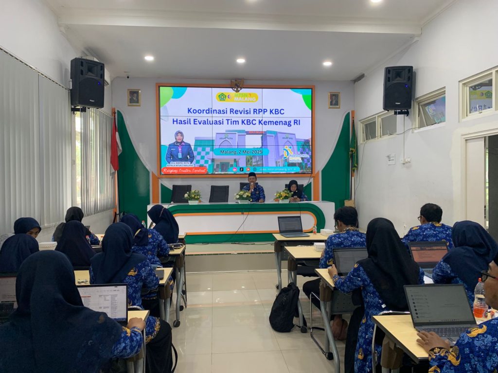 Percepatan Implementasi KBC, MTsN 3 Malang Melaksanakan Kegiatan Koordinasi