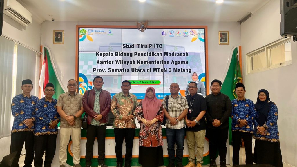 MTsN 3 Malang Terima Kunjungan Kanwil Kemenag Sumut untuk Benchmark PHTC