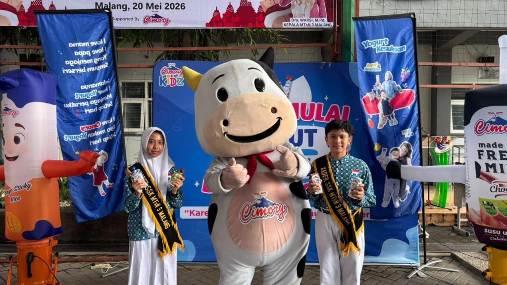 Hidup Sehat Cegah Stunting Bersama Cimory di MTsN 3 Malang