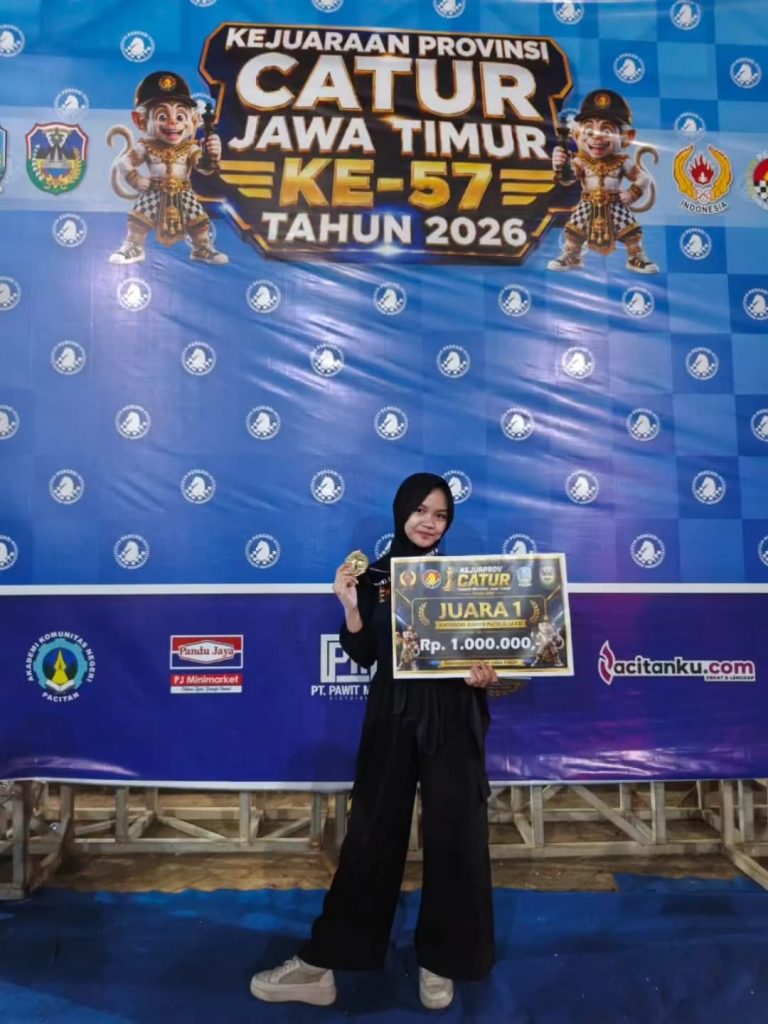 Murid MTsN 3 Malang Raih Juara 1 Kejurprov Catur Jawa Timur Ke-57 Tahun 2026
