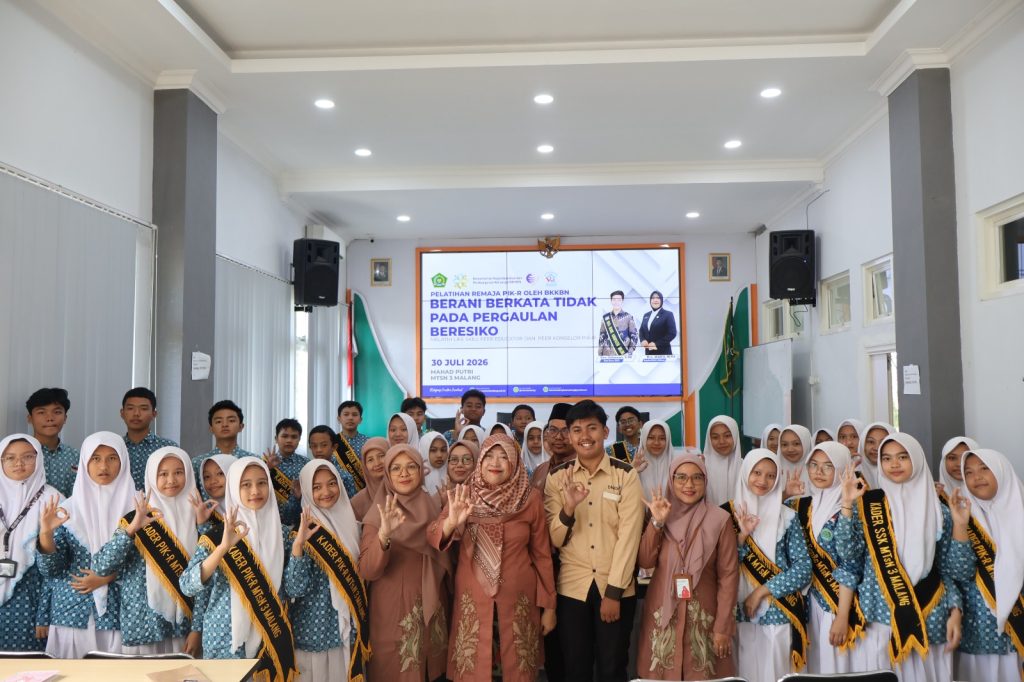 Pelatihan PIK-R Bekali Kader Remaja MTsN 3 Malang Cegah Pergaulan Berisiko