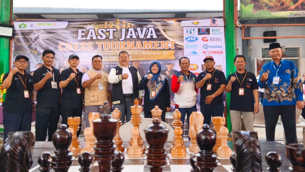 Semarak Milad ke-33, MTsN 3 Malang Gelar East Java Chess Tournament untuk Jaring Talenta Muda Jawa Timur